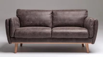 Vogue 2,5-istuttava sohva Tribe nahalla