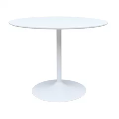 Wilma pyöreä pöytä 90 cm valkoinen, Tenstar