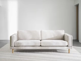 Braden 3-istuttava sohva vaalea beige