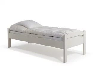 Kuusamo sänky 80 sälepohjalla valkoinen