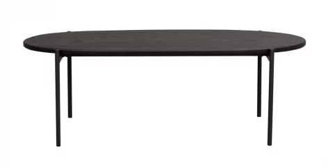 Skye sohvapöytä ovaali 120x60 musta, Rowico