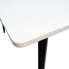 Stone pöytä 140 x 80 cm valkoinen, Tenstar
