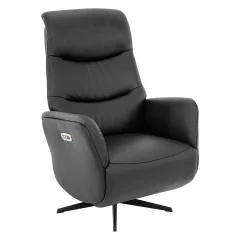 Comfort-e sähkösäätöinen mekanismituoli, musta nahka